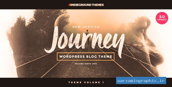 قالب وبلاگی وردپرس Journey نسخه 2.0.7