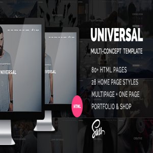 قالب سایت Universal نسخه 1.1