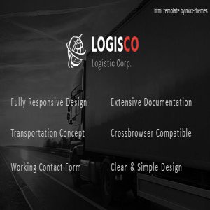 قالب سایت Logisco نسخه 1.0