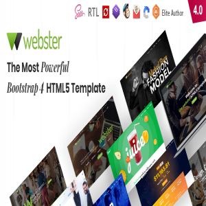 قالب سایت Webster نسخه 4.0