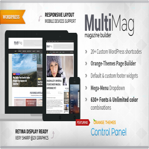 قالب وردپرس مجله MultiMag نسخه 1.0.9