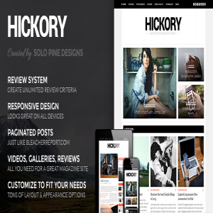 قالب وردپرس مجله Hickory نسخه 2.0.5