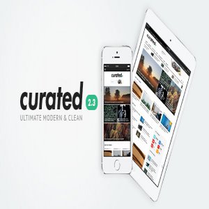 قالب وردپرس مجله Curated نسخه 2.1.0