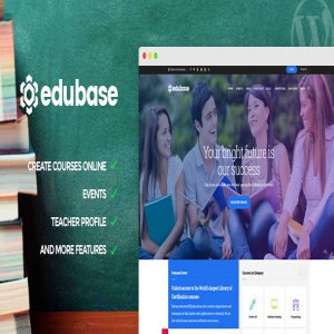 قالب وردپرس آموزشی Edubase نسخه 1.4.3
