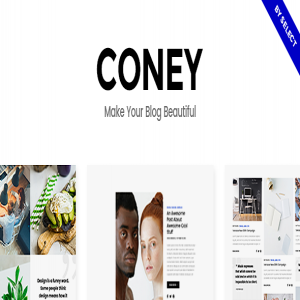 قالب وردپرس مجله و وبلاگ Coney نسخه 1.1