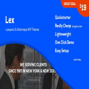 قالب وردپرس وکالت LEX نسخه 2.2