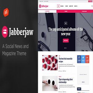 قالب خبری وردپرس Jabberjaw نسخه 1.0