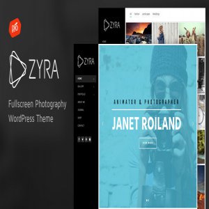 قالب وردپرس عکاسی Zyra نسخه 2.3