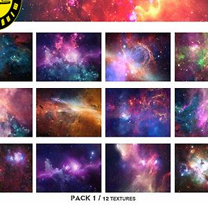 دانلود مجموعه ای از تصاویر به صورت لایه باز با موضوع تکسچر فضایی - CM 24 Space Premium Textures Pack