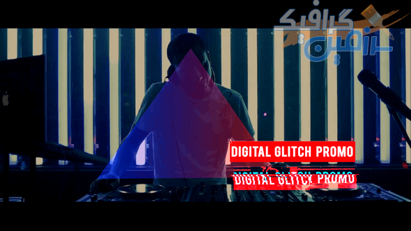 دانلود پروژه افتر افکت Digital Glitch Promo