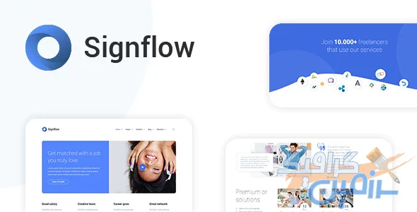 دانلود قالب سایت Signflow – قالب استارت آپ و تکنولوژی HTML