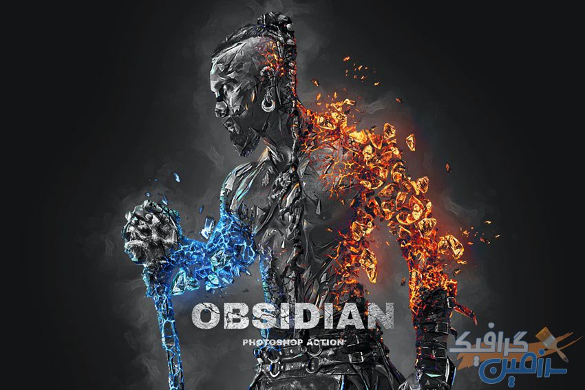 دانلود اکشن فتوشاپ Obsidian – نسخه اورجینال محصول