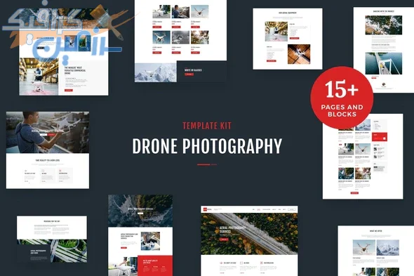دانلود Template Kit وردپرس Drone Media – قالب عکاسی المنتور