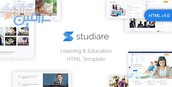 دانلود قالب سایت Studiare – قالب دانشگاهی و آزمون آنلاین HTML5