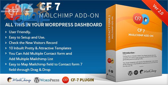 دانلود افزونه وردپرس CF7 7 – افزودنی پیشرفته Mailchimp