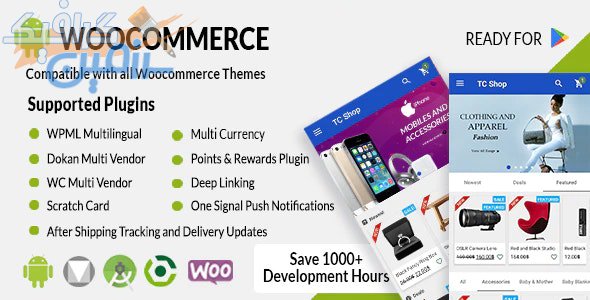 دانلود اپلیکیشن سورس Android Woocommerce – پکیج موبایل پیشرفته فروشگاهی