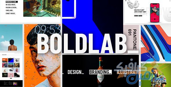 دانلود قالب وردپرس Boldlab – پوسته خلاقانه و نمونه کار وردپرس
