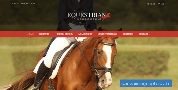قالب وردپرس Equestrian نسخه 4.3