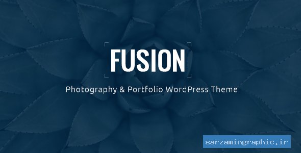 قالب وردپرس عکاسی Fusion نسخه 1.3.1