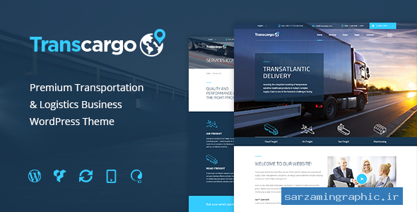 قالب وردپرس حمل و نقل Transcargo نسخه 1.3.1