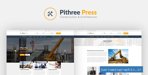 قالب وردپرس ساخت و ساز PITHREE نسخه 1.7 راست چین
