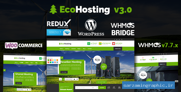 قالب وردپرس EcoHosting نسخه 2.9