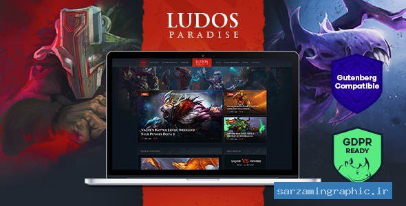 قالب وردپرس Ludos Paradise نسخه 1.0