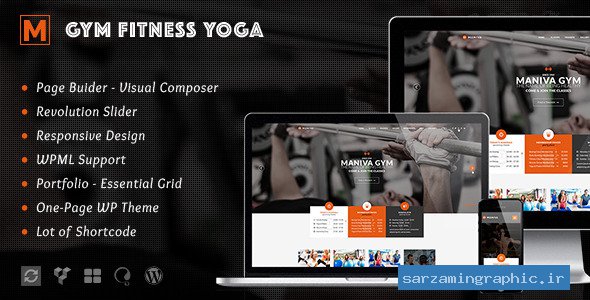 قالب وردپرس Gym Fitness Yoga نسخه 1.8