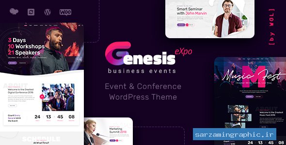 قالب وردپرس GenesisExpo نسخه 1.1