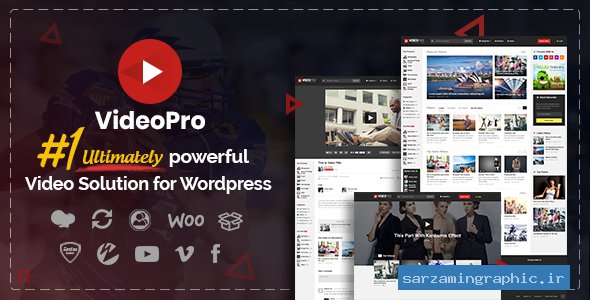 قالب وردپرس ویدئو VideoPro نسخه 2.3.6.0