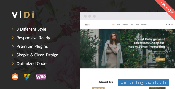 قالب وردپرس ViD نسخه 1.1.2