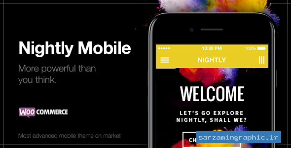 قالب وردپرس Nightly Mobile نسخه 1.4