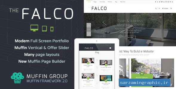 قالب چندمنظوره وردپرس Falco نسخه 1.2.9