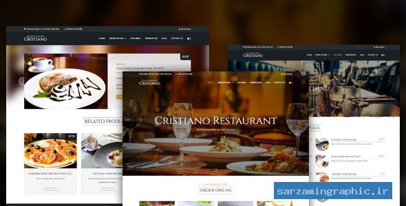 قالب وردپرس کافه و رستوران Cristiano Restaurant نسخه 3.3.2