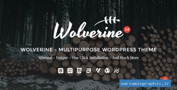 قالب وردپرس WOLVERINE نسخه 2.6