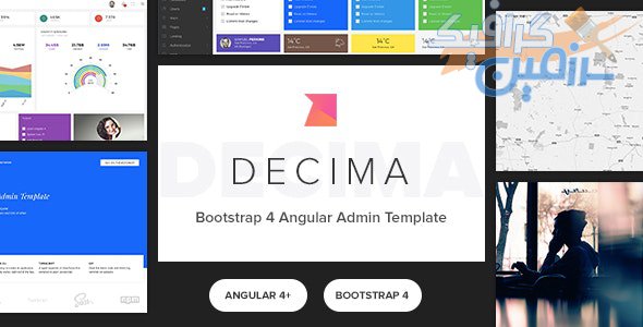 دانلود قالب سایت Decima – قالب مدیریت بوت استرپ ۴ و انگولار حرفه ای