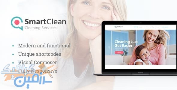 دانلود قالب وردپرس SmartClean – پوسته خدماتی حرفه ای و واکنش گرا وردپرس