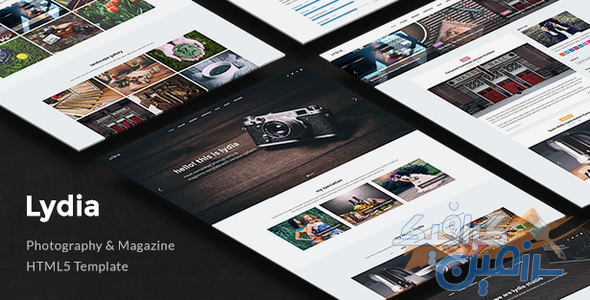 دانلود قالب سایت Lydia – قالب HTML فتوگرافی و عکاسی حرفه ای