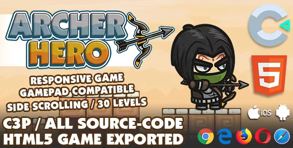 دانلود بازی HTML5 متن باز Archer Hero