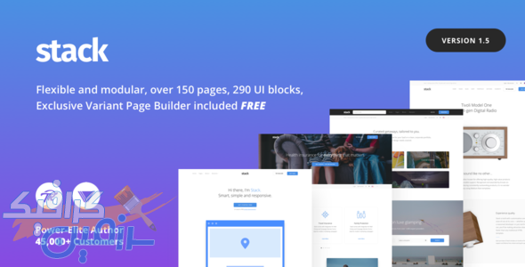 دانلود قالب وردپرس Stack – پوسته شرکتی و کاری وردپرس