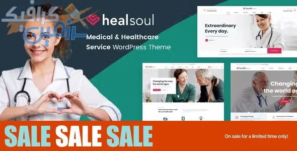 دانلود قالب پزشکی وردپرس Healsoul