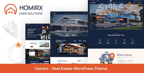 دانلود قالب وردپرس املاک Homirx v1.0.3 | پوسته حرفه‌ای مشاور املاک