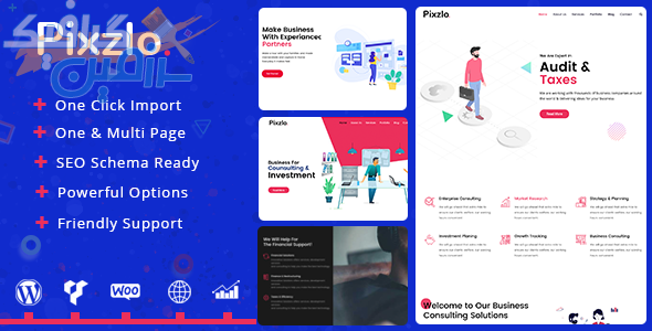 دانلود قالب وردپرس Pixzlo – پوسته خلاقانه و وپیشرفته وردپرس