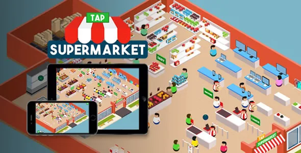 دانلود بازی HTML5 متن باز Tap Supermarket