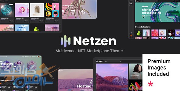 دانلود قالب وردپرس Netzen – پوسته مارکت پلیس NFT چند منظوره وردپرس