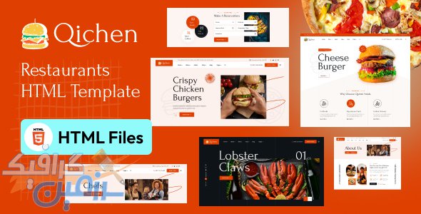 دانلود قالب سایت Qichen – قالب فست فود و رستوران HTML