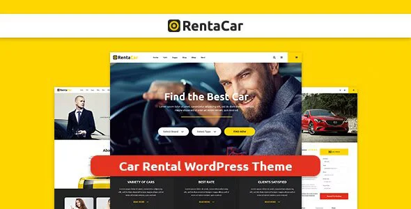 دانلود قالب اجاره، خرید و فروش خودرو وردپرس Rentacar