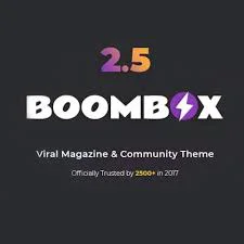 دانلود قالب وردپرس BoomBox – پوسته مجله خبری و Viral وردپرس