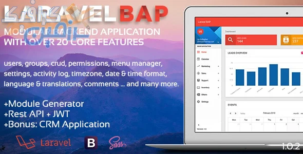 دانلود  اسکریپت Laravel BAP – راه اندازی پلتفرم آماری و CRM