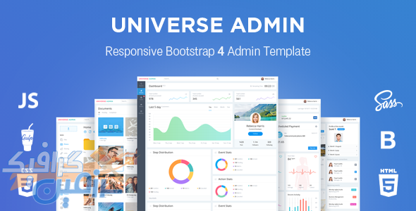 دانلود قالب UniverseAdmin – قالب مدیریت و ادمین پیشرفته بوت استرپ ۴
